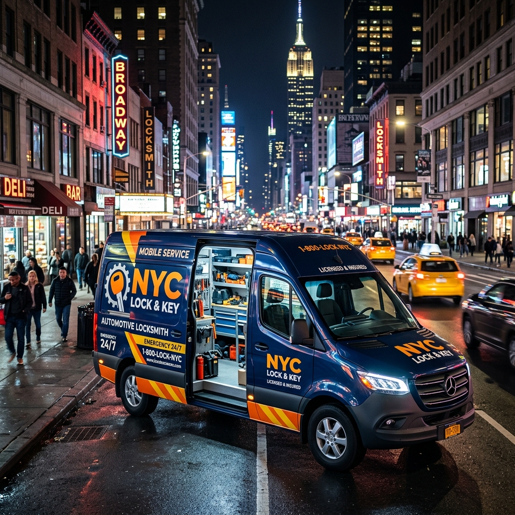 QuickCarUnlock NYC Service Van